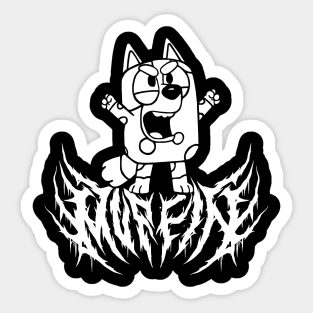 MUFFIN METAL WHITE Sticker